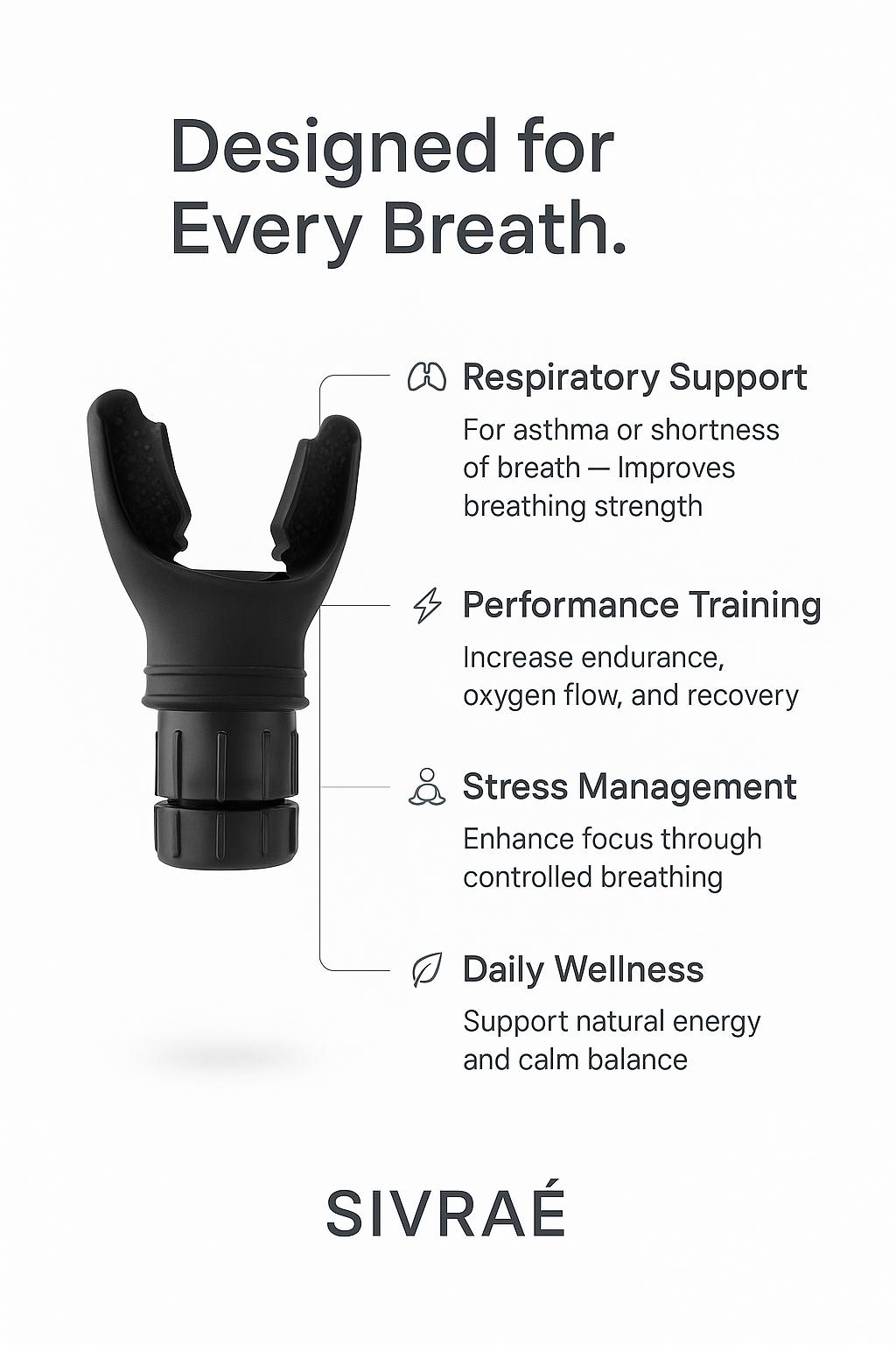 SIVRAE™ RMT Breathing Trainer